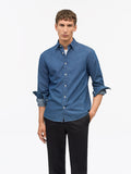 MALIKS SAMPS Spenser Cotton Indigo Shirt #3720