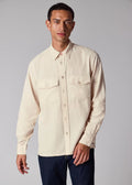 MALIK SAMPS Cotton Patch-Pocket Shirt #3725