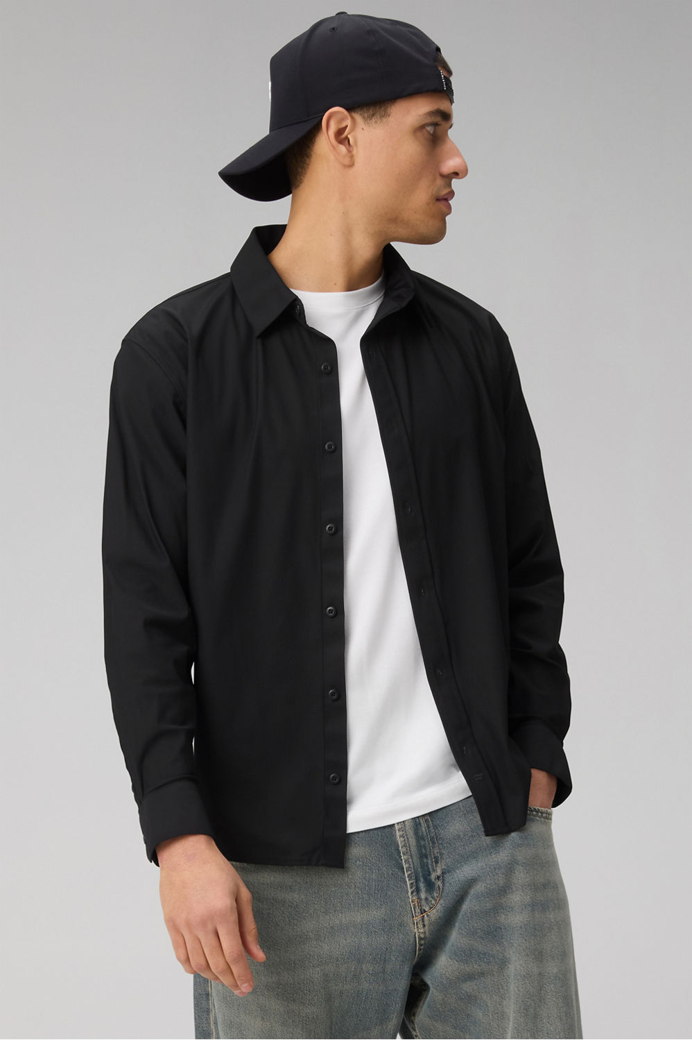 MALIK SAMPS #3041 The Don Long Sleeve Button