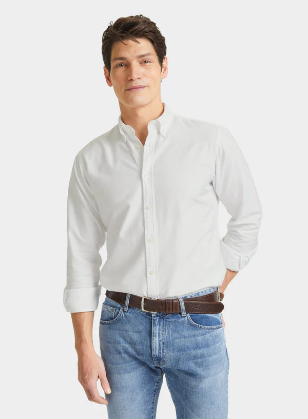 MALIK SAMPS Button Down Shirt - White #3036
